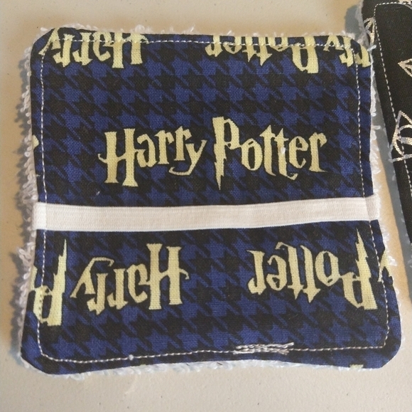 Copy - Homemade reusable makeup remover/ face scrubber. Harry Potter designs. 1… - Picture 2 of 9